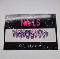 Image 1 of Royal Orchid –  Handmade Press-On Nails