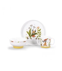 Image 1 of Porcelain dish set Trois petits lapins