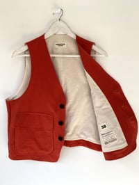 Image 5 of Piper waistcoat - Red Orange