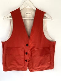 Image 7 of Piper waistcoat - Red Orange