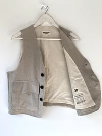 Image 2 of Piper waistcoat - Organic stone