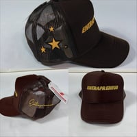 Image 1 of Brown /Gold “Foxy Brown” trucker 