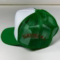 Image 2 of Green/White. “Signature ” trucker. 