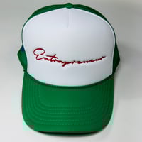 Image 1 of Green/White. “Signature ” trucker. 