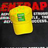 Image 1 of Yellow /Green “Wake Pray Hustle ” dad hat 