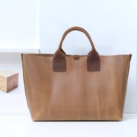 Image 3 of Large Tote low vintage ochre