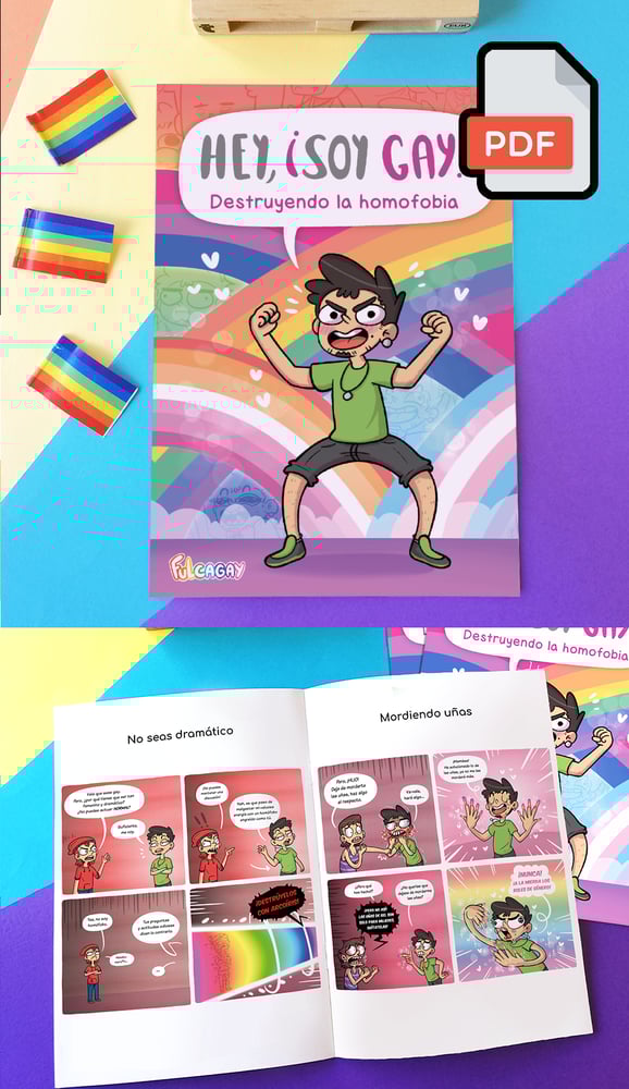 Image of VERSIÓN DIGITAL (PDF)  - Cómic- Hey, ¡Soy Gay! 
