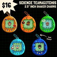 Image 1 of [PREORDER] HLVRAI - Science Teamagotchi Shaker Charms