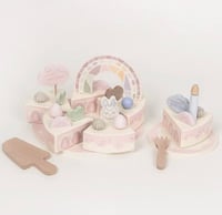 Image 5 of Eloise White Peach Birthday Cake