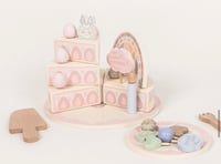 Image 2 of Eloise White Peach Birthday Cake
