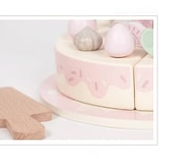 Image 10 of Eloise White Peach Birthday Cake