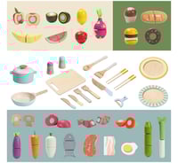 Image 7 of Piper Wooden Kitchen Set