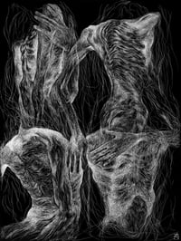 Image 1 of Scratchboard artwork