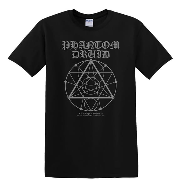 Image of PHANTOM DRUID - The Edge of Oblivion. T-Shirt