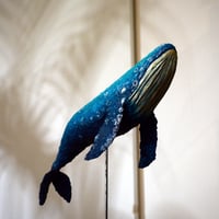 Image 4 of Humpback Whale Paper Mache Sculpture (smaller version)
