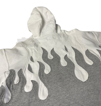 Image 5 of (M-L) Nike White Grey Flame "Keneki" 613