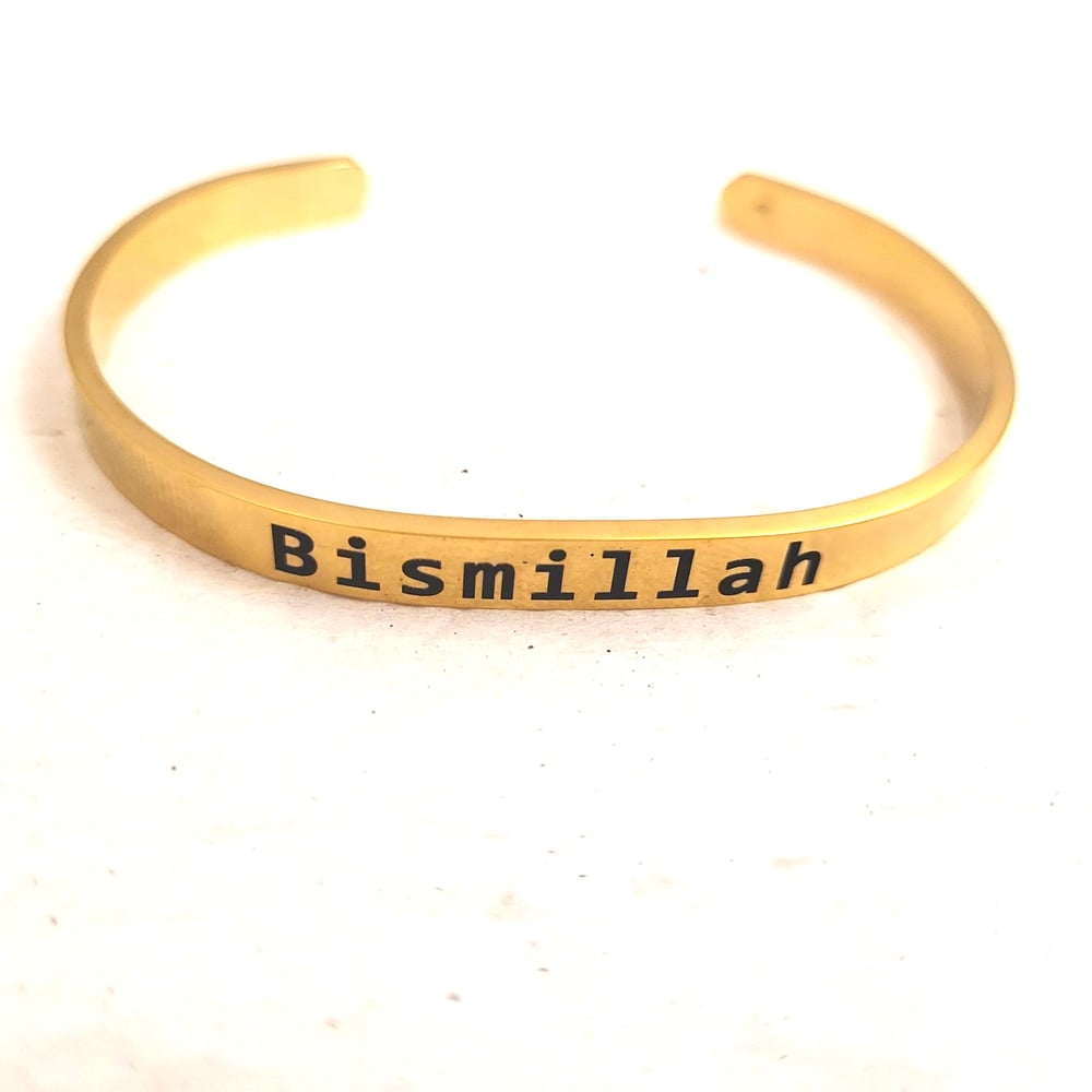 Image of Bismillah Cuff Bracelets for Men & Women