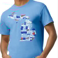 Image 1 of Michigan Words Shirt