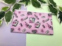 Image 2 of Cute Cherry Blossom Stationery Zipper Pouch