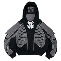 Image 2 of Black general hoodie ( L-XL )