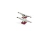 32mm SILVER/WINE RED