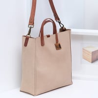 Image 2 of STUDIO LINE One-off Square Two-way Tote in soft malt