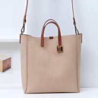 Image 1 of STUDIO LINE One-off Square Two-way Tote in soft malt