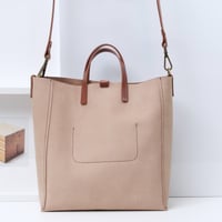 Image 3 of STUDIO LINE One-off Square Two-way Tote in soft malt