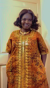 Image 5 of Multi-Color Women's African Print Dress – Bold & Beautiful