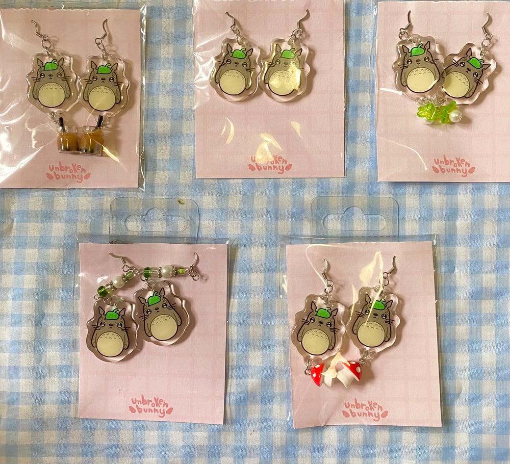 Totoro Earrings