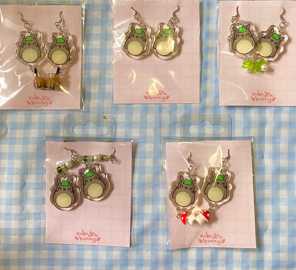 Totoro Earrings 