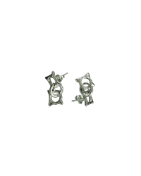 Image 1 of Chainlink Stud Earring