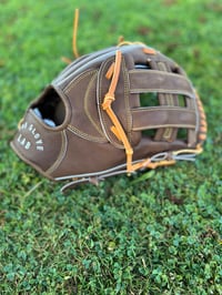 Image 1 of 13" Slowpitch Softball Glove (Brown)