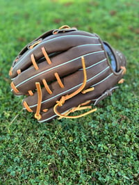 Image 2 of 13" Slowpitch Softball Glove (Brown)