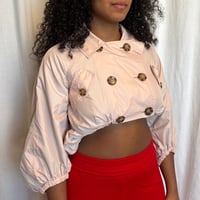 Image 1 of miss sixty cropped trench 