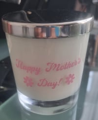 Image 3 of Medium clear glass jar scented candle