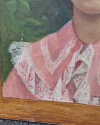 Image 2 of Portrait sur toile de jeune bourgeoise