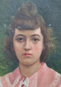 Image 5 of Portrait sur toile de jeune bourgeoise