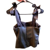 Image 2 of Women's Latex Corset with Straps