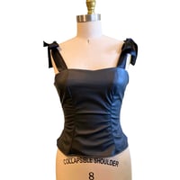 Image 3 of Women's Latex Corset with Straps
