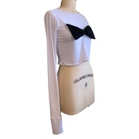 Image 2 of Women's Bow Long Sleeve Shirt