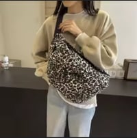 Image 1 of Large Leopard Chest Bag