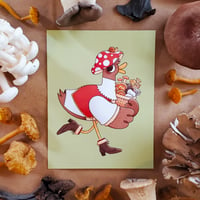 Mushroom Witch – A2 Print