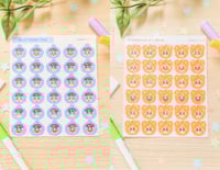 Image 1 of Blueberry Soo and Tangerine Kai Bear Sticker Sheets