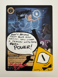 Lorcana TCG Alter and Autograph Bill Cipher