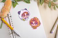 Image 3 of Panda and Capybara Xiumin Stickers and Art Print Set