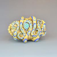 Image 8 of XXXL. Venomous Blue Ringed Octopus - Flameworked Glass Sculpture