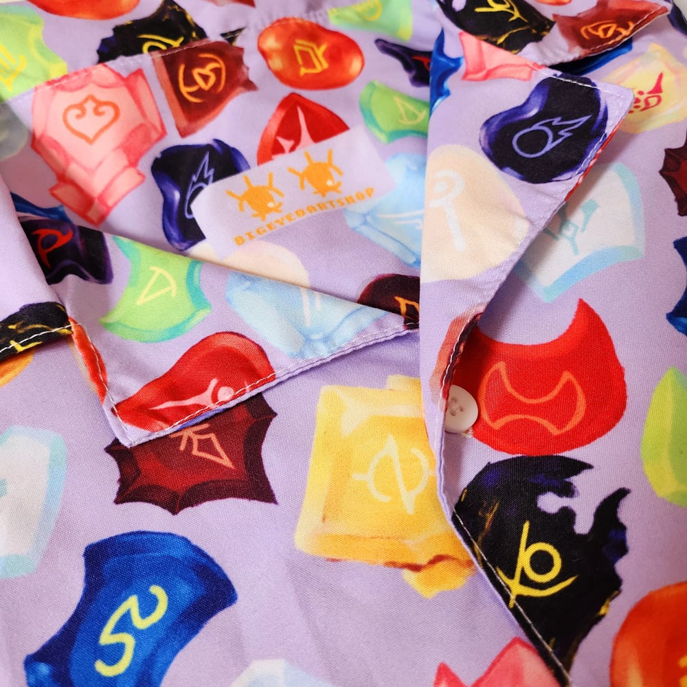 Image of Jobstone Crunch Button Up Shirt (FFXIV)