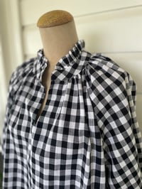 Image 1 of The Bea Top - Black Check