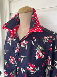 Image 1 of The Navy Tulip Shirt